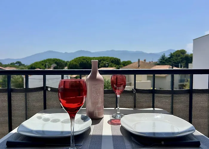 T2 Climatise Avec Loggia Et Parking Pres De La - Fr-1-388-244 Lägenhet Argelès-sur-Mer
